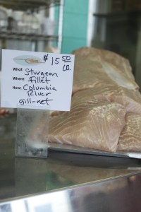 Sturgeon fillets