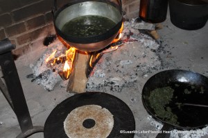 Preparing Nässelsoppa