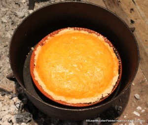 Baking the Sweet Potato Pudding