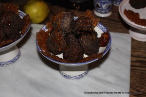 Dried Pears, Quince Cakes and Spun Sugar