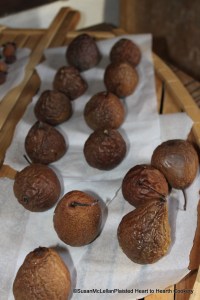 To dry Pears