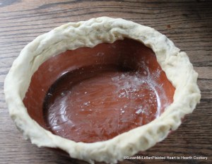 Puff Paste Round the Dish