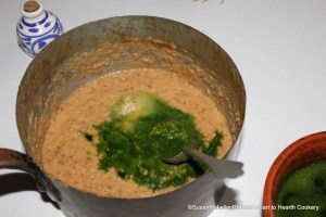 Spinach Juice and Orange-flower Water