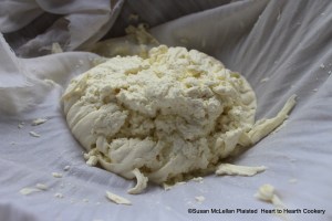 After the whey has been cleansed from the curd for the receipt (recipe) To make Cheese and Cream to which is added fine beaten Cinamon, Sugar and Rosewater.