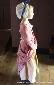 I selected the receipt (recipe) Gingerbread from the manuscript receipt book of Quaker Jane Paxson Parry who married Benjamin Parry in 1787 for my six year old granddaughter to prepare with me.  This series of steps will show her participating and preparing the receipt.