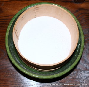 After the double-refined sugar has been beaten fine for the receipt (recipe) Chocolate Puffs sift it fine.