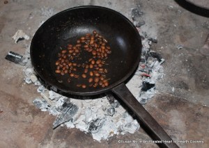 For the receipt (recipe) To make the drink that is now much used called coffee keep them (the coffee-berries) always stirring until they be quite black, and when you crack one with your teeth that it is black within that it is without