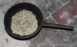 After obtaining coffee-berries for the receipt (recipe) To make the drink that is now much used called coffee and take what quantity you please over a charcoal fire in a frying pan.  