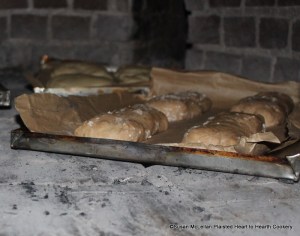 After the paste is made as thick as for manchets and made into long rolls for the receipt (recipe) To make Cinamon Bisket bake it in an oven.  